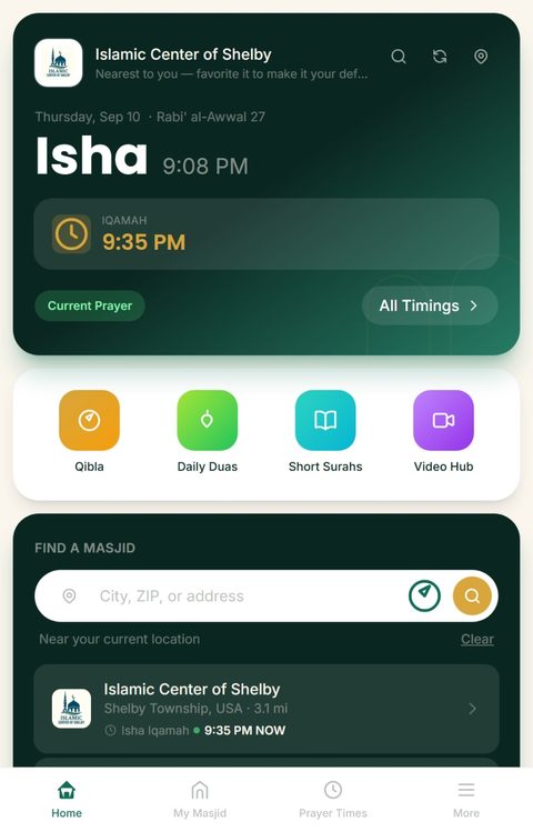 Waqfly Adhan App
