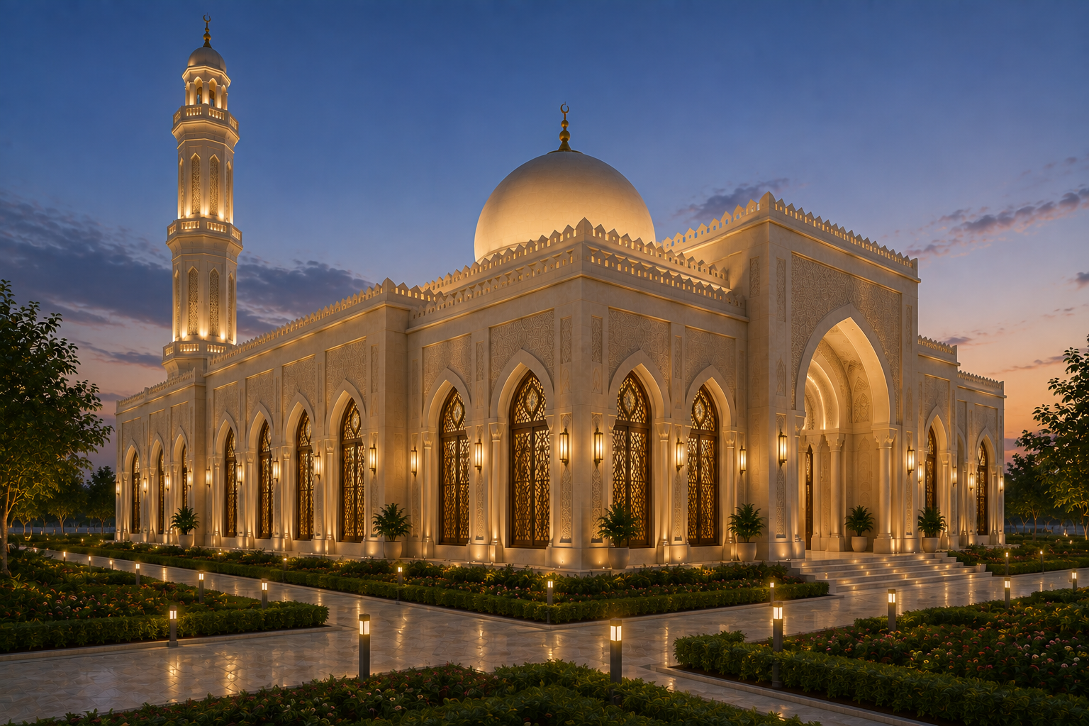 Left side of the Masjid