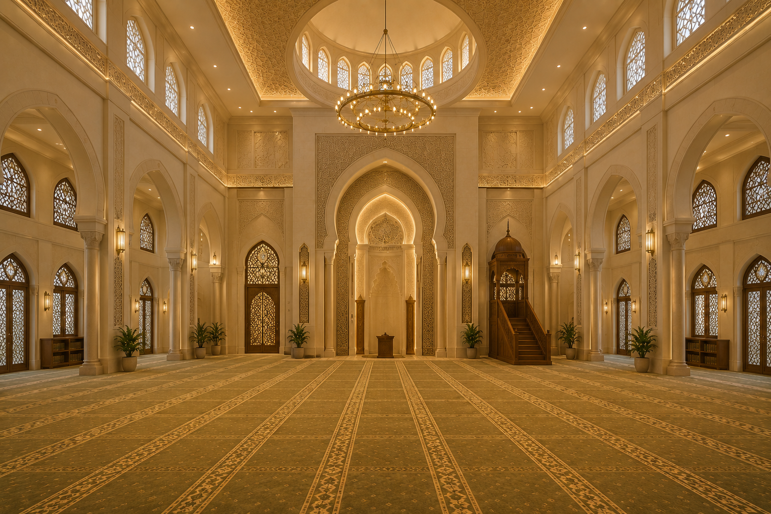 Inside of the Masjid